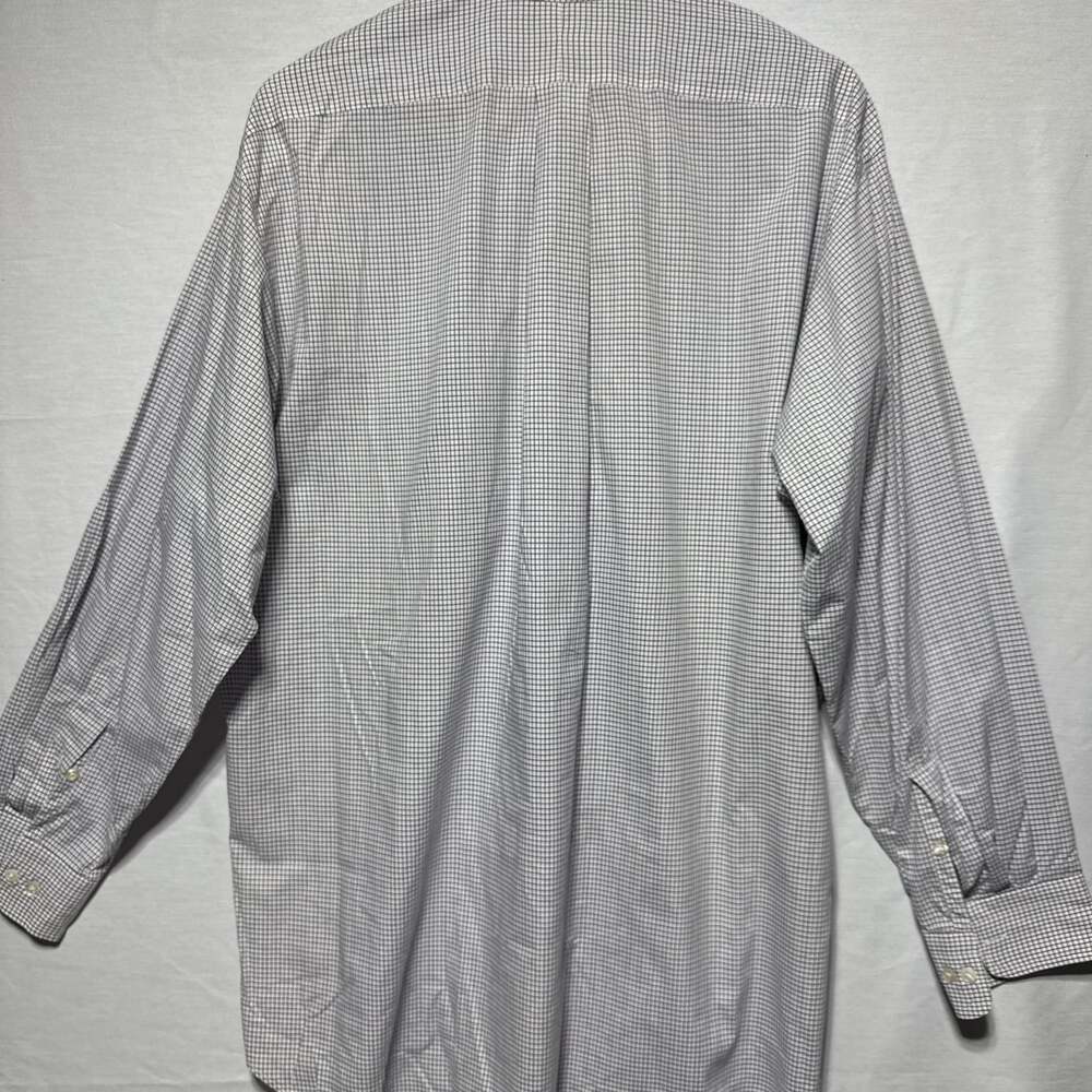 Kenneth Gordon Retford Vintage Men's Plaid Button-Up Shirt 17.5/34
